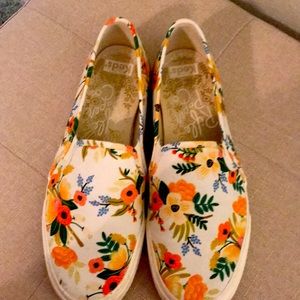 Keds rifle paper co print slip pjs